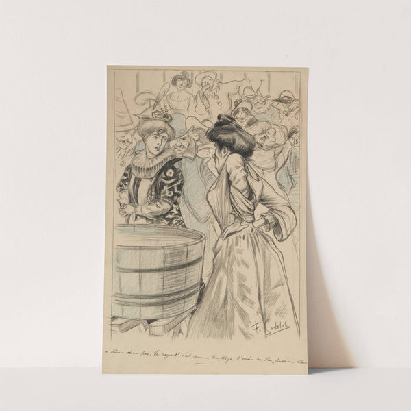 Crâne donc pas, la royauté, c’est comme ton linge, d’main ca s’ra passé au bleu by Fernand Louis Gottlob