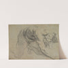 Crawling Male Figure (Study for Cacus) (1593) by Annibale Carracci