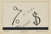 Created Equal: Sketch no. 12, Lantern Slide (Ticker Tape and Financial Symbols) (1934-1943)