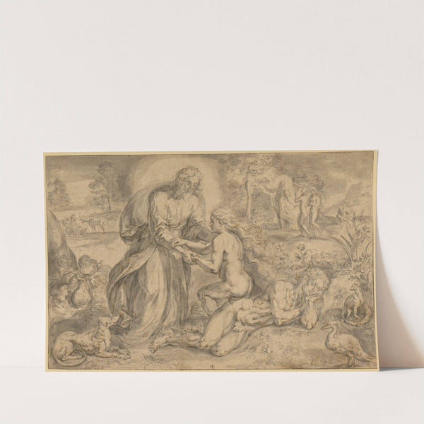 Creation of Eve (1575) by Crispijn van den Broeck