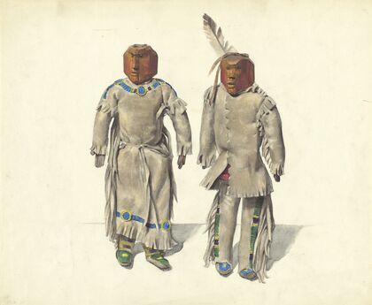 Cree Indian Dolls
