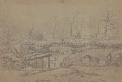 Creek near Columbia, Tennessee, March 20, 1862