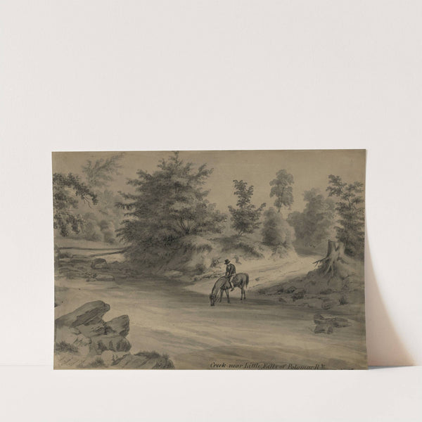 Creek near Little Falls of Potomac R., Washington by Augustus Köllner