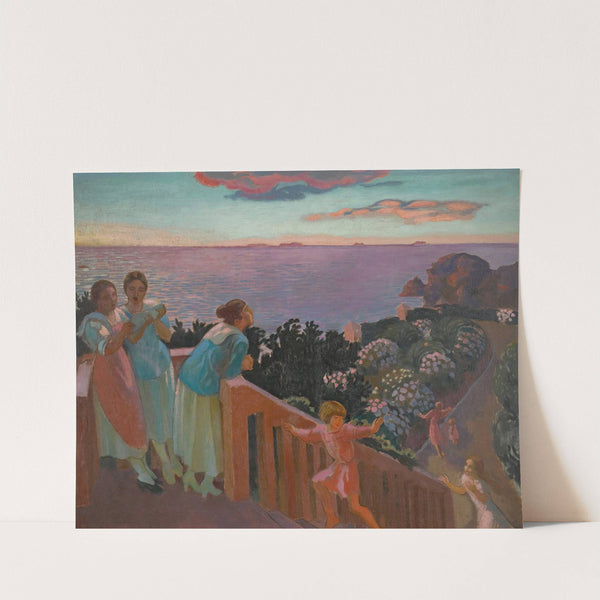Crépuscule Aux Hortensias (1918) by Maurice Denis