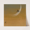 Crescent Moon (1847) by Shibata Zeshin