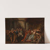 Créüse consumée par la robe empoisonnée by Jean-François de Troy
