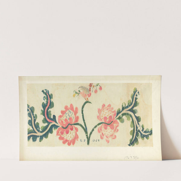 Crewel Bed Hanging (c. 1938) by Helen E. Gilman