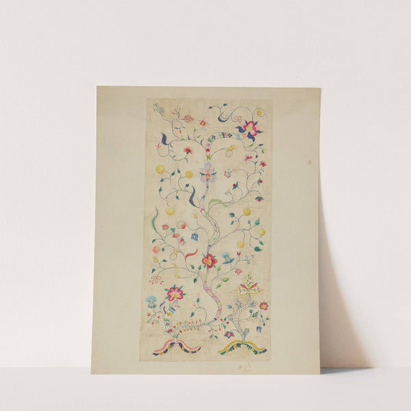 Crewel Embroidery (c. 1936) by Fanchon Larzelere