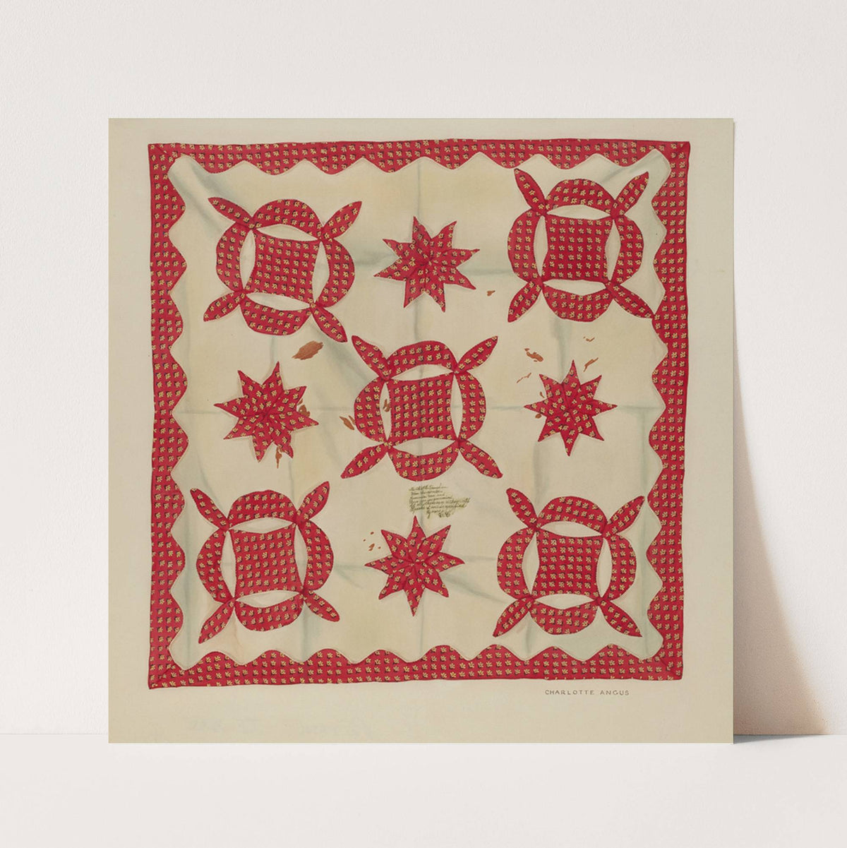 Crib Quilt by Charlotte Angus