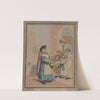 Cries of London, No. 8 ; Hot cross bunns, two a penny bunns by Thomas Rowlandson