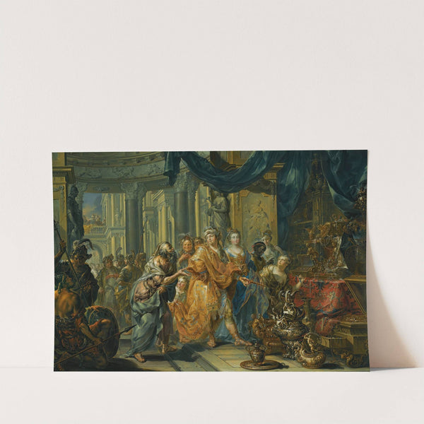 Croesus And Solon by Johann Georg Platzer