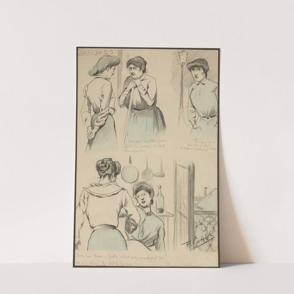 Crois, moi, ma fille, pour faire sa pelotte il faut être ficelle Pourquoi qu’on dit que j’fais l’trottoir, puisque je l by Fernand Louis Gottlob