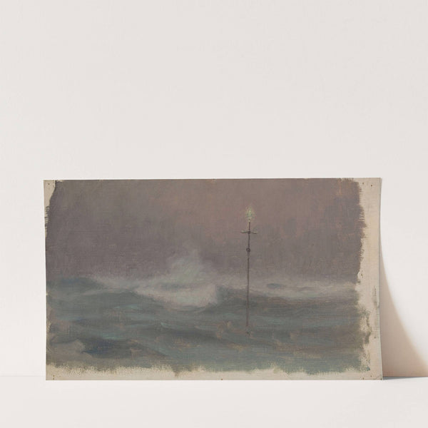 Croix Et Vague, Bretagne (1905) by Henry Brokman