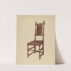 Cromwellian Leather Side Chair by Gilbert Sackerman