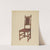 Cromwellian Leather Side Chair by Gilbert Sackerman