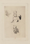 Croquis de femme, inachevé (1880)