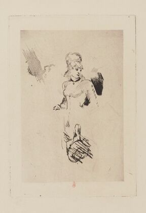 Croquis de femme, inachevé (1880)