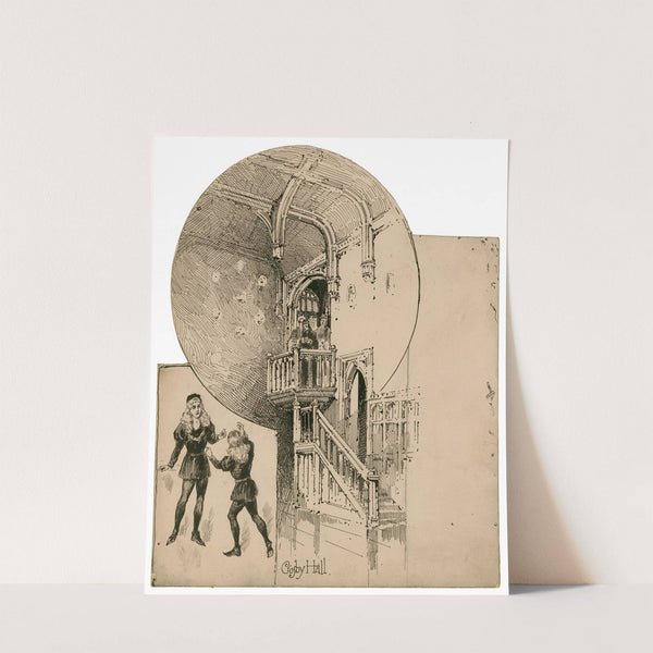 Crosby Hall [from King Richard III] (1889) by Herbert Railton