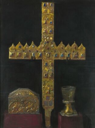 Cross of prince’s diamonds, so-called ‘Saracen-Sicilian box’ and so-called ‘rummer of St. Jadwiga of Silesia’ (1907) — size preview