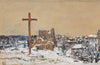 Cross on a Winter Hilltop