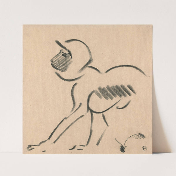 Crouching Monkey (between 1912 and 1913) by Henri Gaudier-Brzeska