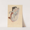 Crouching Nude in Shoes and Black Stockings, Back View (1912) by Egon Schiele