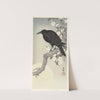 Crow at full moon by Ohara Koson