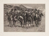 Crow Indians firing into the agency (1887)