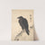 Crow Resting on Wood Trunk by Kawanabe Kyōsai