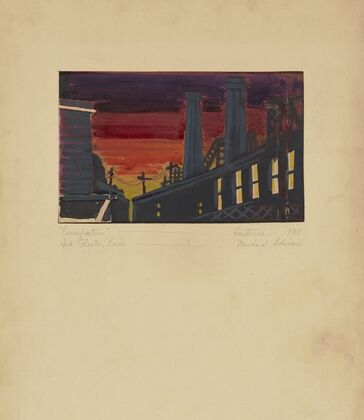 Crucifixion: Factories (Back Drop) (1934-1943)