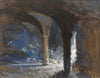 Crypt of the bishop’s palace during the Bristol riots