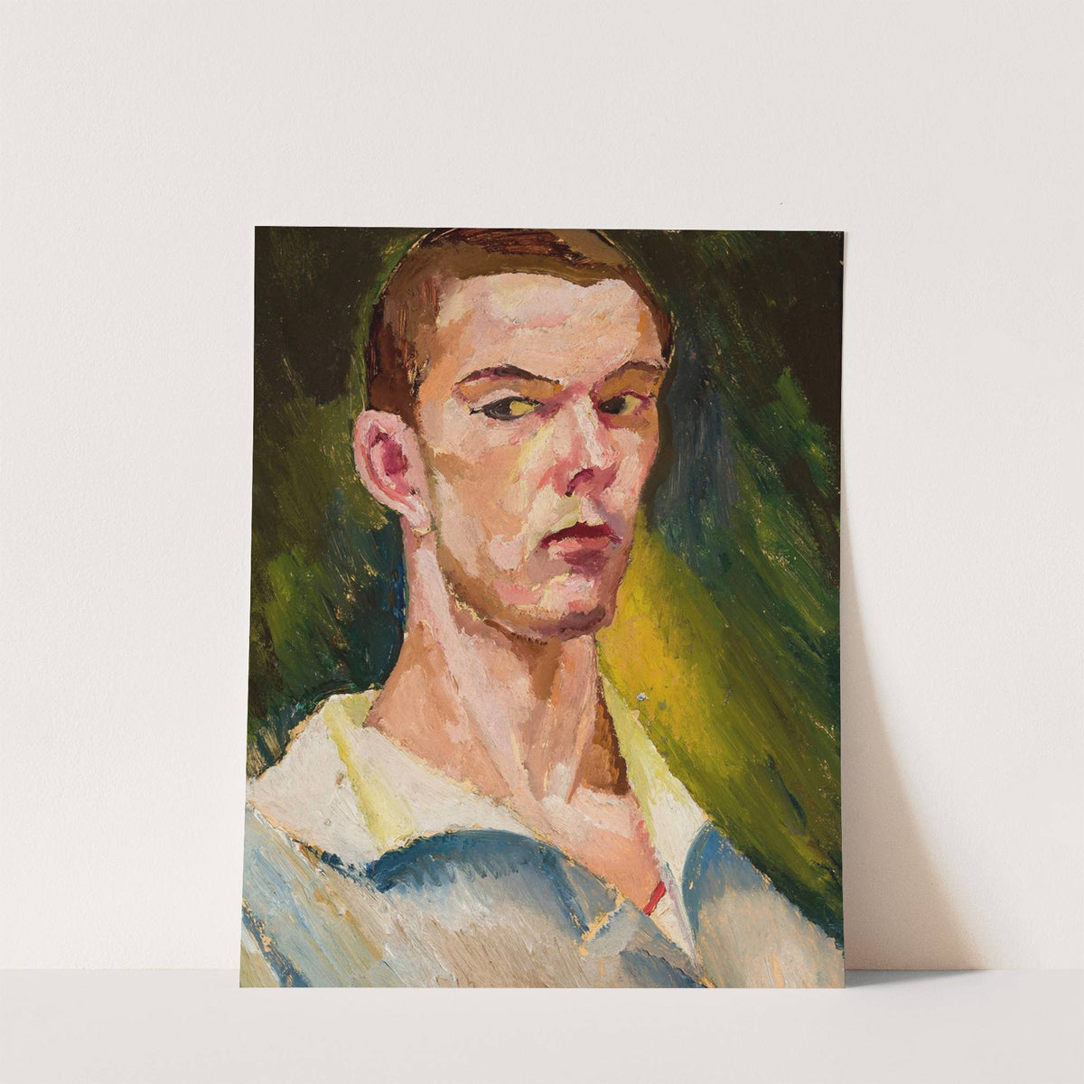 Cubist self-portrait by Zygmunt Waliszewski