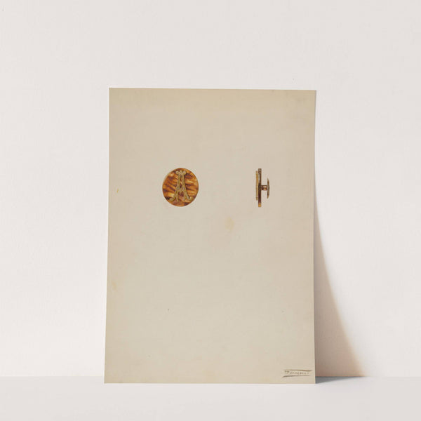 Cuff Button by Frank Fumagalli