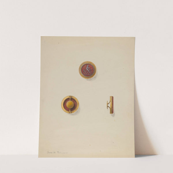 Cuff Buttons by John H. Tercuzzi