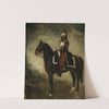 Cuirassier on a bay horse by Piotr Michałowski