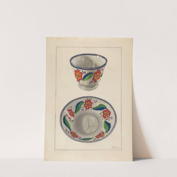 Cup and Saucer by Hugh Clarke