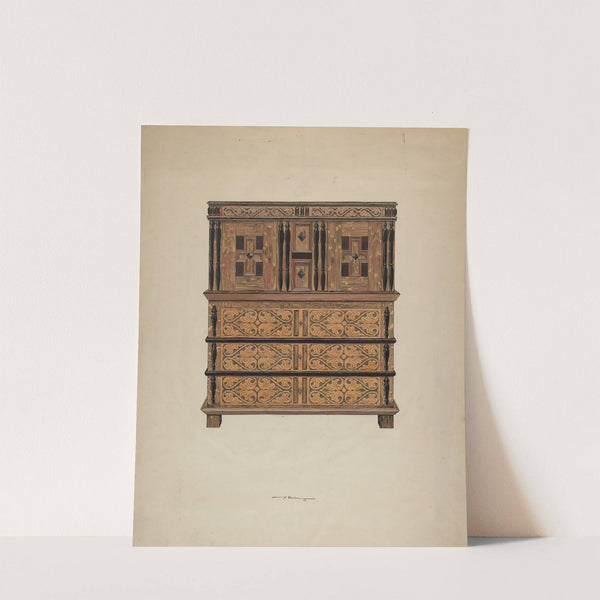 Cupboard with Drawers by Harold Merriam