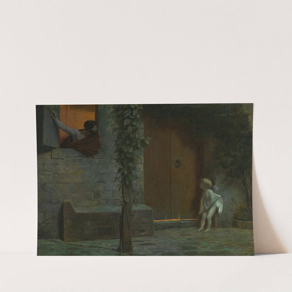 Cupid at the Door in a Rainstorm by Jean-Léon Gérôme