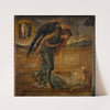 Cupid Finding Psyche Asleep by a Fountain (1881) by Sir Edward Coley Burne-Jones