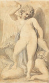 Cupid Overpowering a Satyr