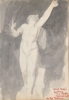 Cupid Shooting an Arrow, Uffizi, Florence