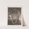 Cupid with harp gives a young woman a dance lesson by Jacques Louis Copia