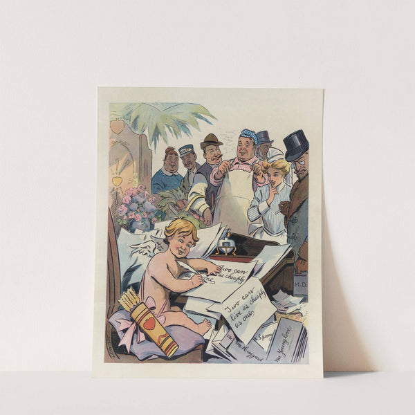 Cupid’s April fooling (1910) by Samuel Ehrhart