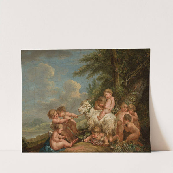 Cupids at play by Johann Albrecht Friedrich Rauscher
