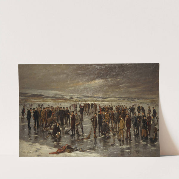 Curling at Carsebreck by Charles Martin Hardie