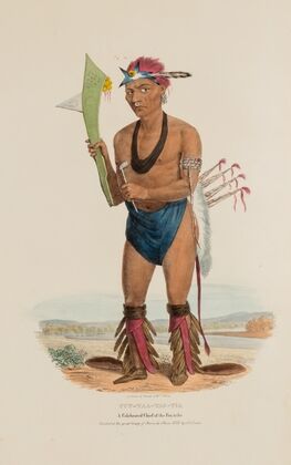 CUT-TAA-TAS-TIA; A Celebrated Chief of the Fox Tribe (1835)