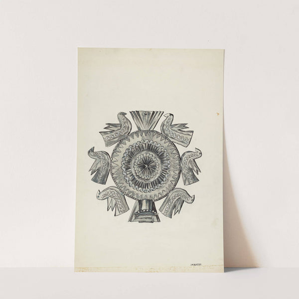 Cut Tin Candle Holder by Irene M. Burge