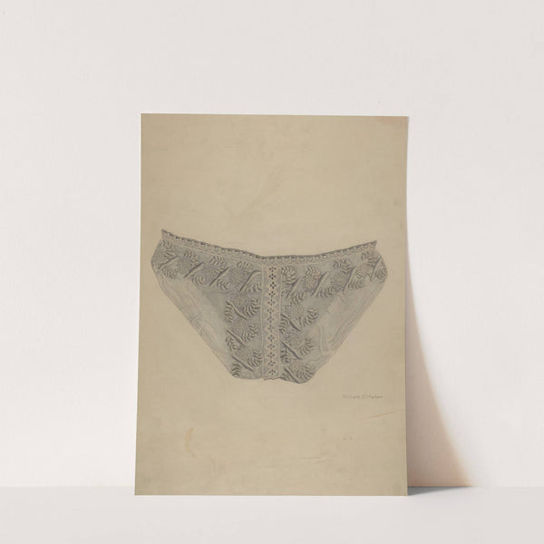 Cutwork Lace Bib by Richard Whitaker