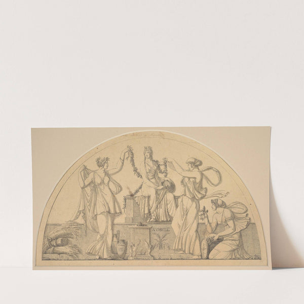 Cybele and Three Attendants (1801) by Antoine Léonard Du Pasquier