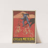 Cycles Météore. Pneus Wolber-freins Bowden. Touristes véritables-selles Brown (1926) by Affiches Gaillard